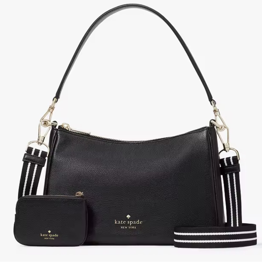 Kate Spade Rosie Shoulder Bag With Tech Attachment AirPod
Black
NWT - Picture 3 of 16